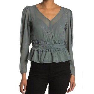 Astr Women's Gray Blouse